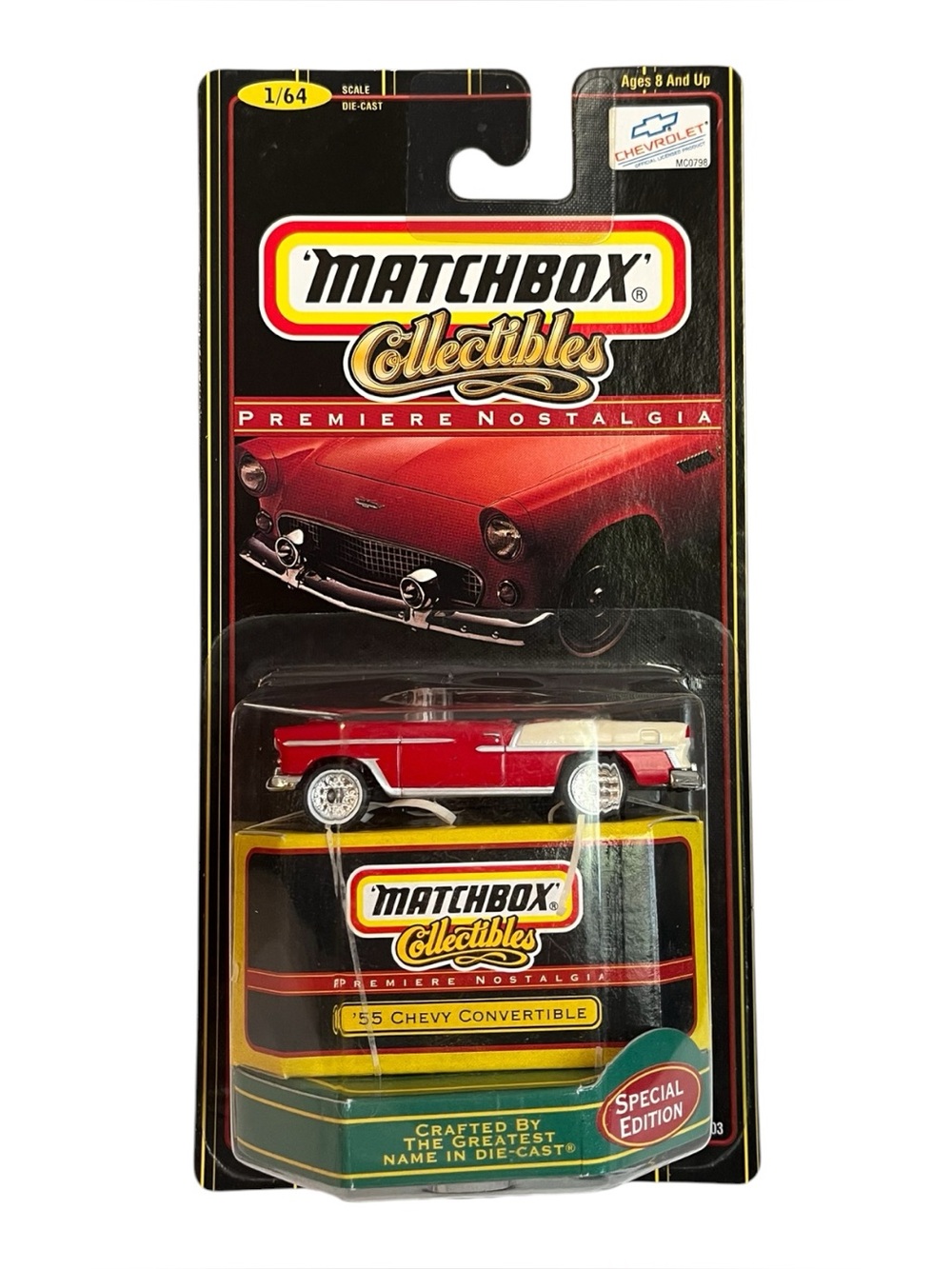 Matchbox ‘55 Chevy Convertible Red Special Edition